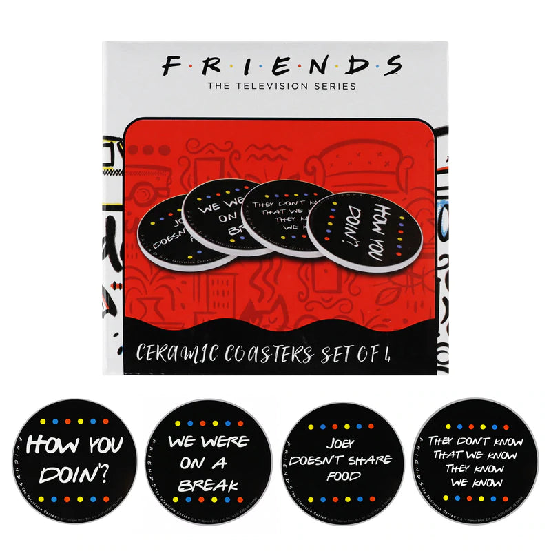 Friends Quotes Coaster Set