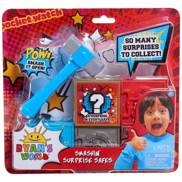 Ryan's World Smashin' Surprise Safes - Five Safes
