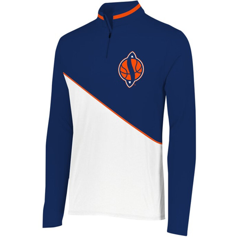 SYRACUSE ORANGE RETRO 1/4 ZIP SHOOTING SHIRT
