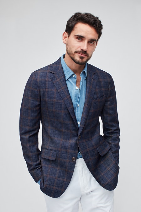 Unconstructed Italian Wool Blazer