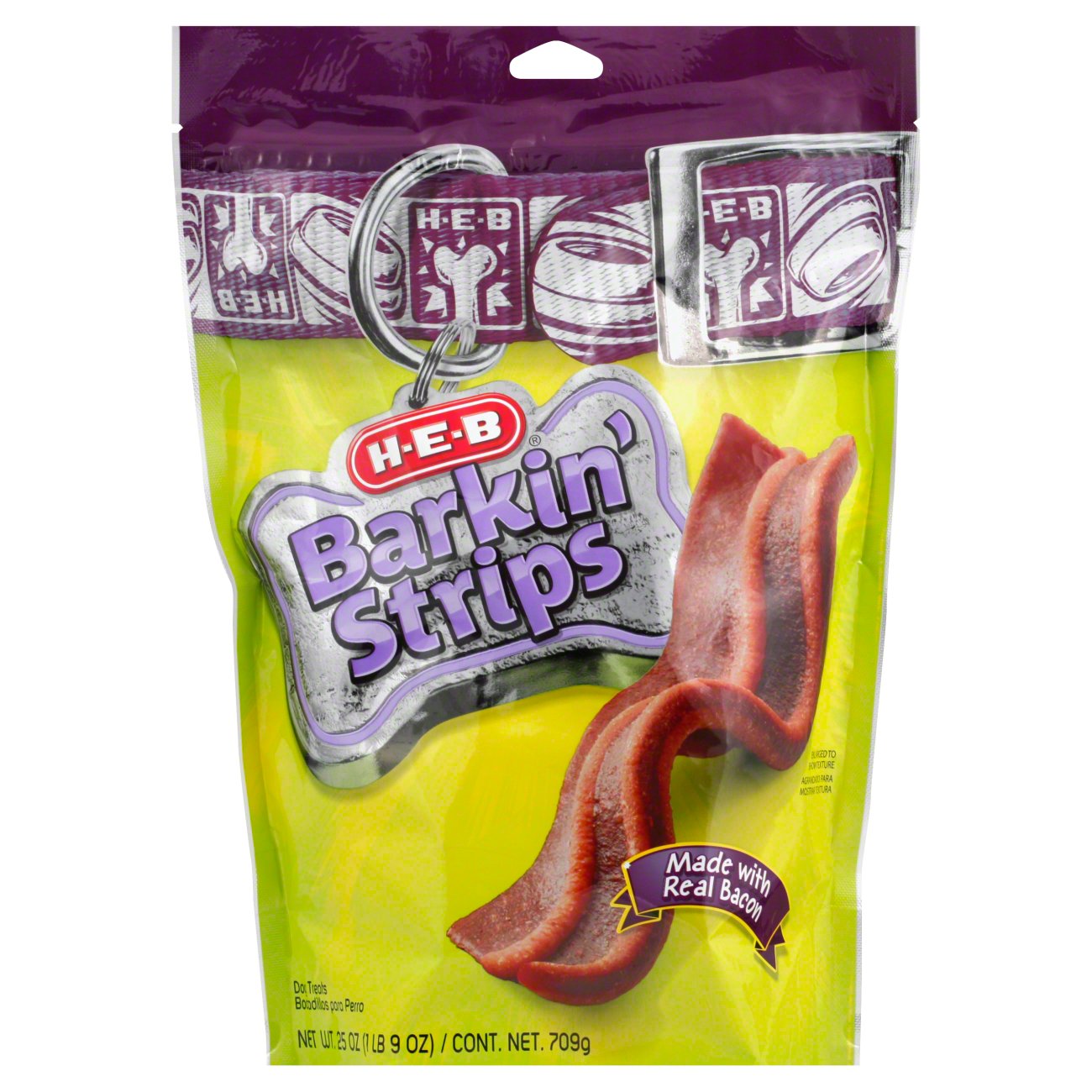 H‑E‑B Barkin' Bacon Strips Dog Treats