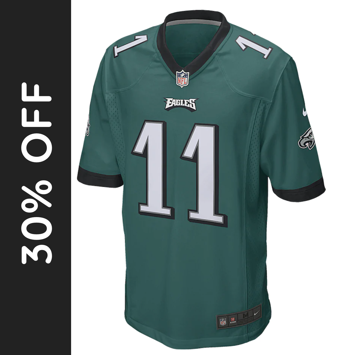 Philadelphia Eagles Carson Wentz Nike Green Game Player Jersey