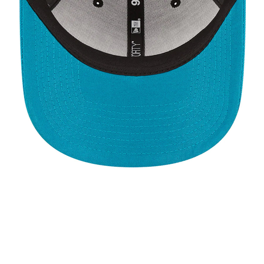 Men's Jacksonville Jaguars New Era Black/Teal 2022 NFL Draft 9FORTY Adjustable Hat