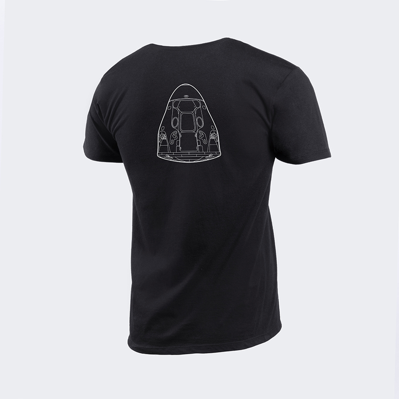 MEN'S CREW DRAGON SCHEMATIC T-SHIRT