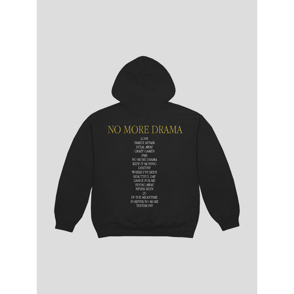 NO MORE DRAMA TRACKLIST HOODIE
