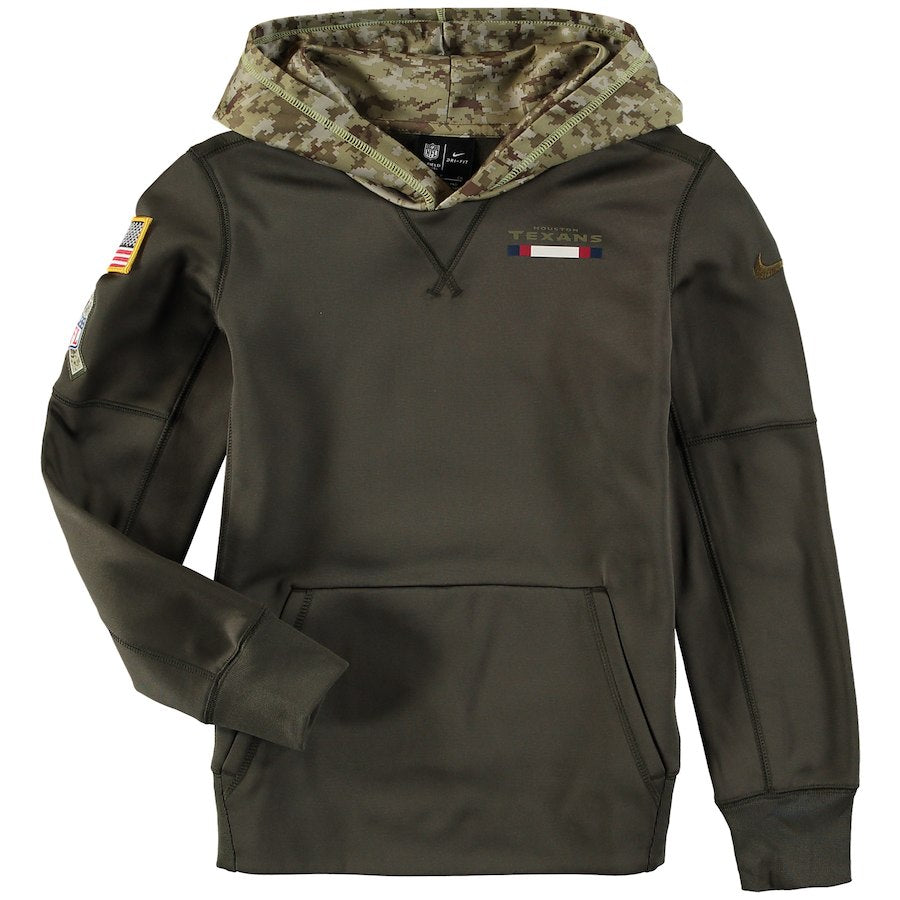 Youth Nike Olive Pullover Hoodie