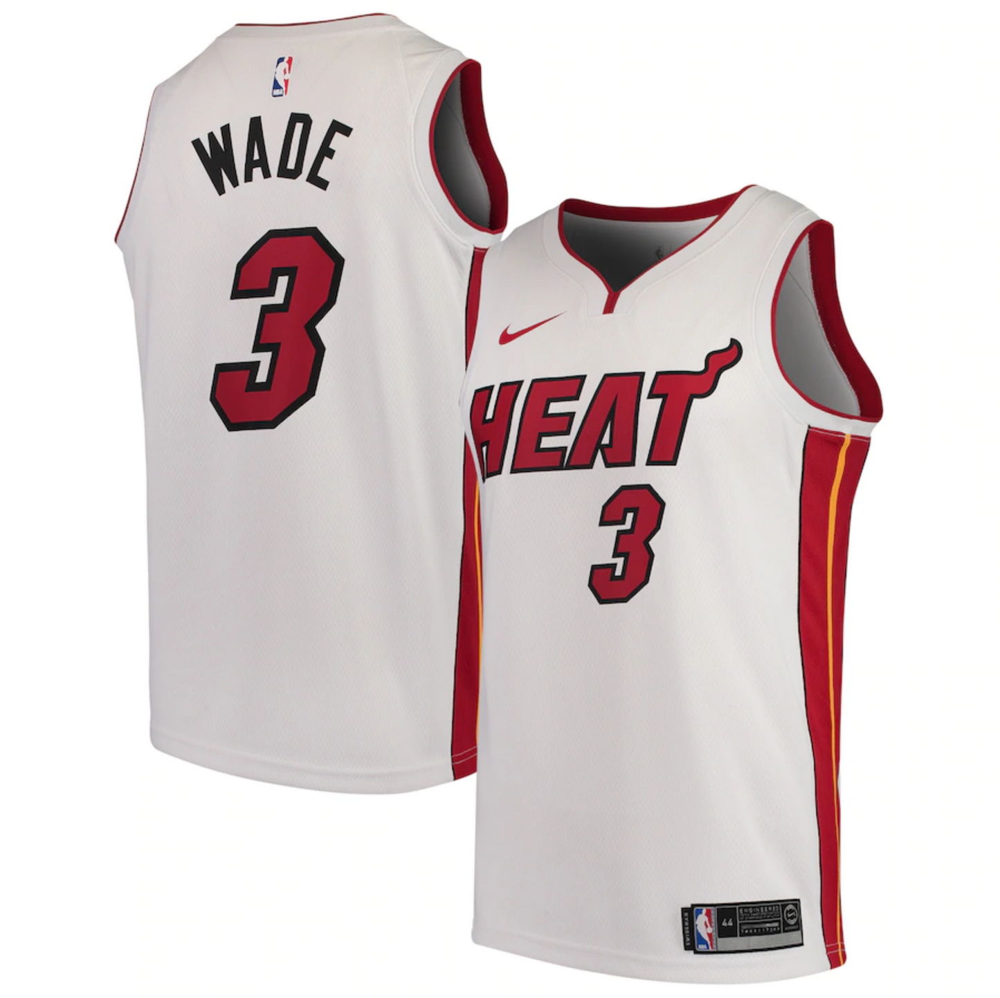 Men's Miami Heat Dwyane Wade Nike Black Replica Swingman Jersey - Association Edition