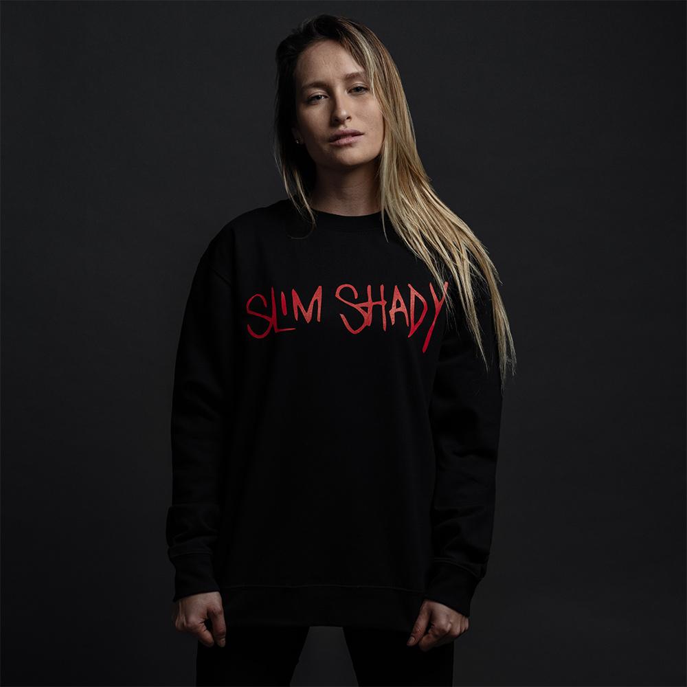 SLIM SHADY CREWNECK (BLACK)