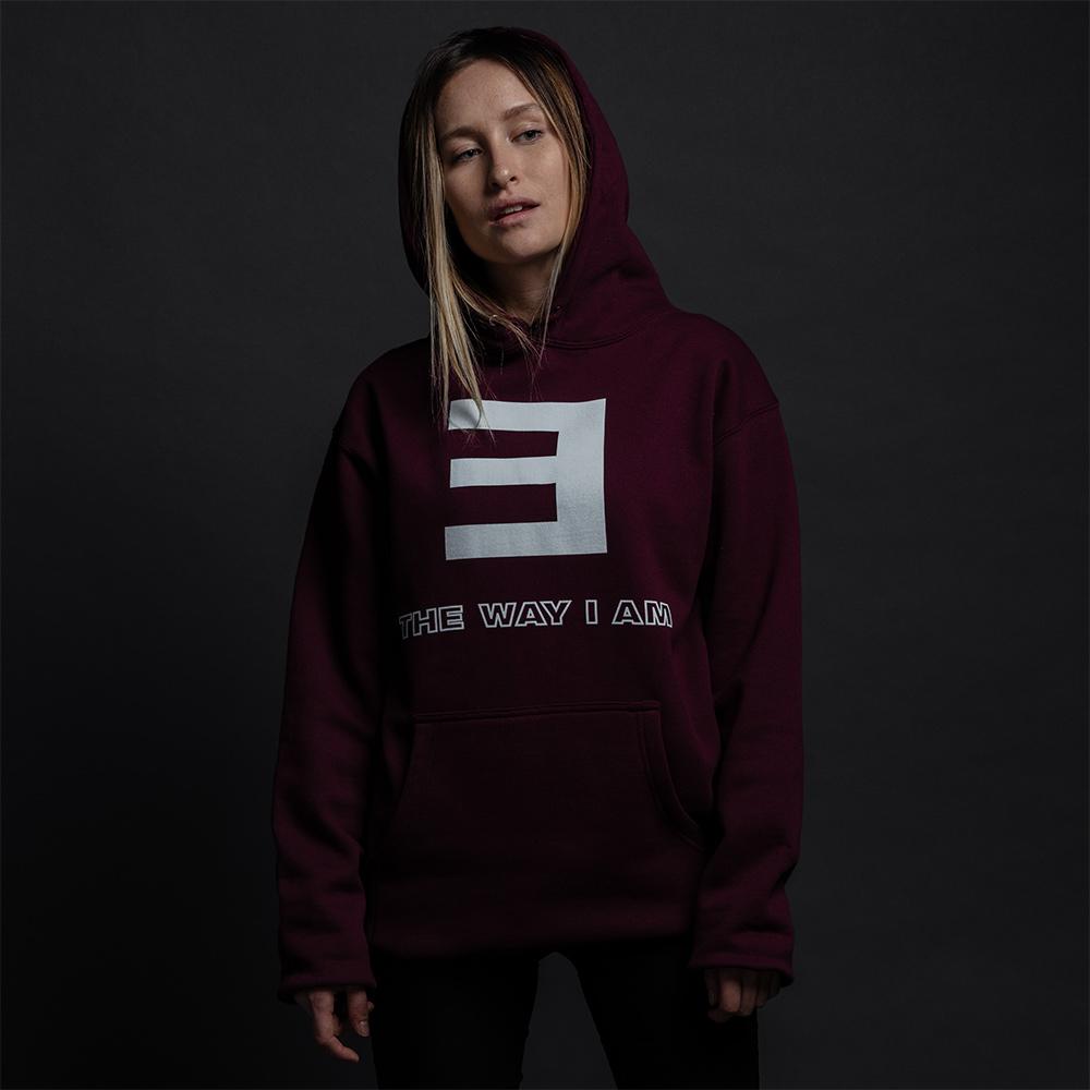 THE WAY I AM HOODIE (MAROON)