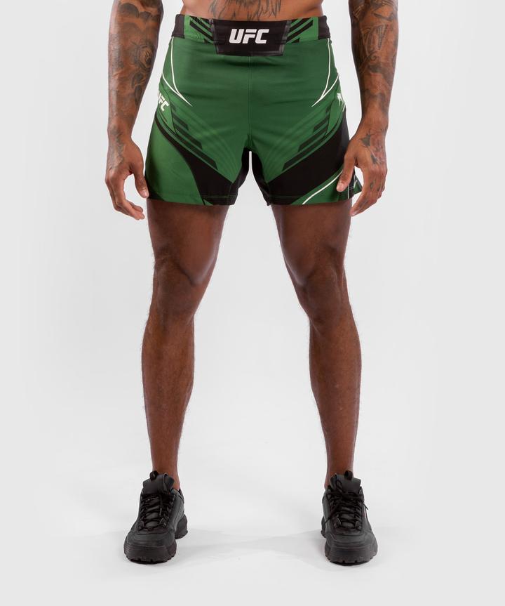 UFC VENUM AUTHENTIC FIGHT NIGHT MEN'S SHORTS - SHORT FIT - GREEN