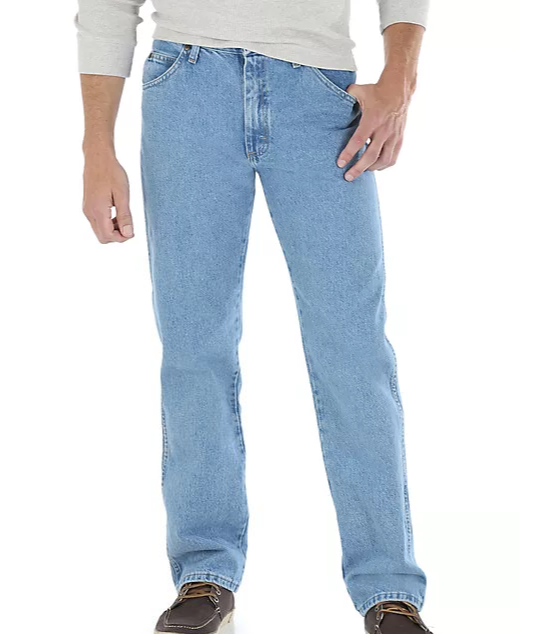 WRANGLER® FIVE STAR PREMIUM DENIM REGULAR FIT JEAN IN MIDNIGHT RINSE