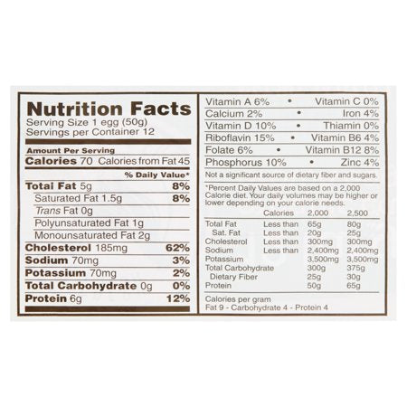 Marketside Organic Cage Free Brown Eggs, Large, 12 Count