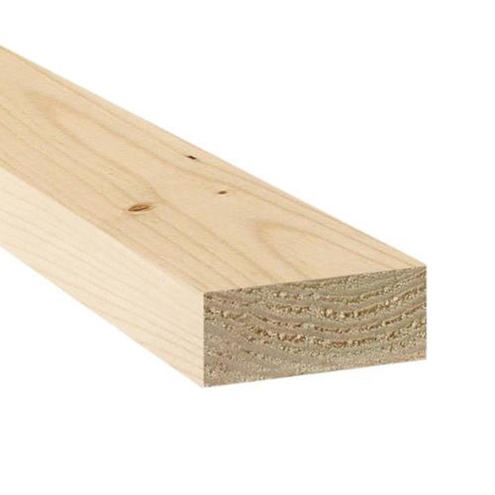 2 in. x 4 in. x 96 in. Prime Whitewood Stud