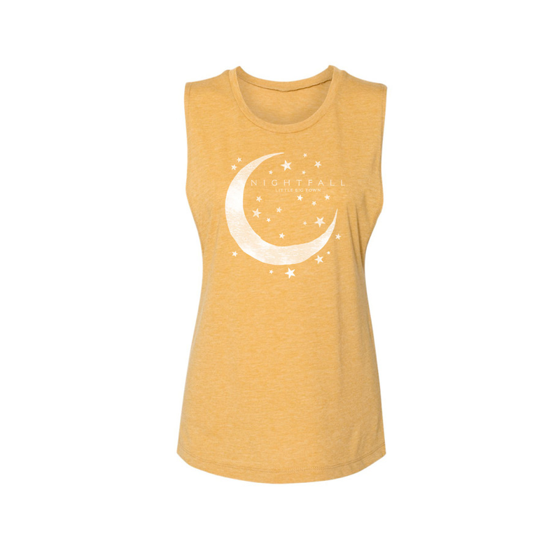 Little Big Town Nightfall Logo Gold Tank