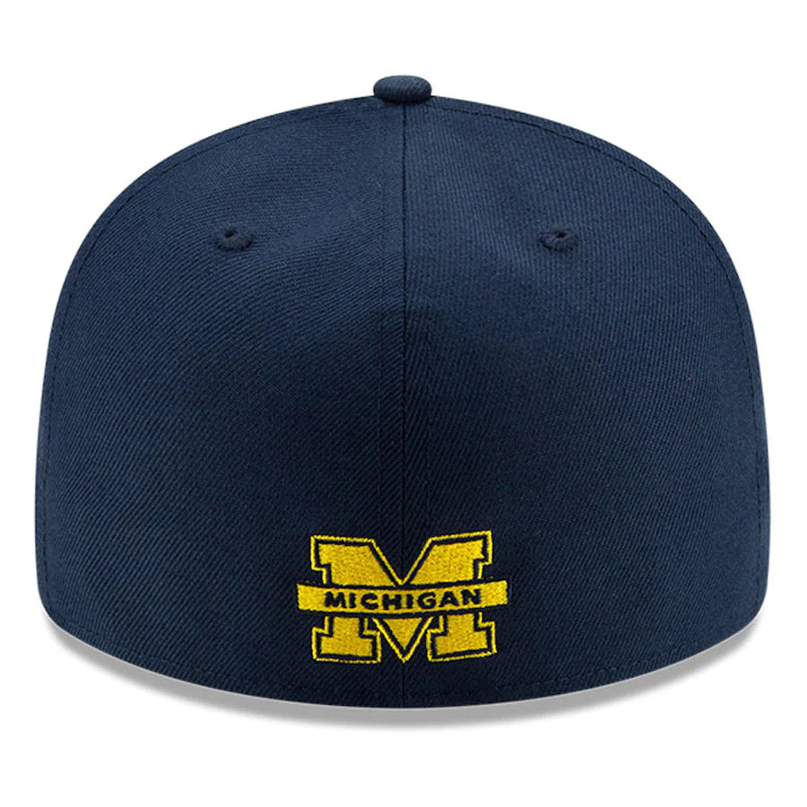 Men's New Era Navy Michigan Wolverines Basic Low Profile 59FIFTY Fitted Hat