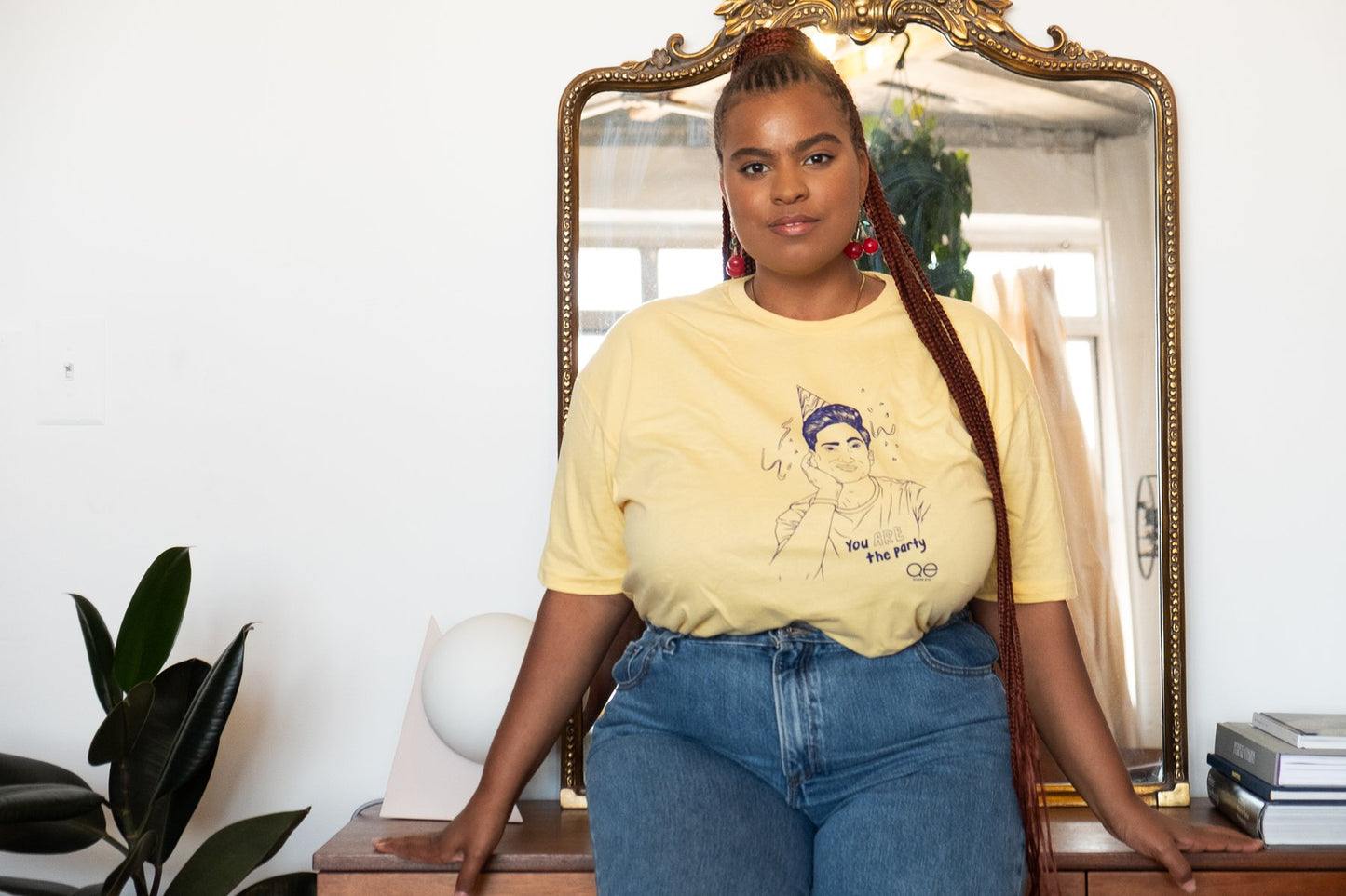 YOU ARE THE PARTY YELLOW T-SHIRT
