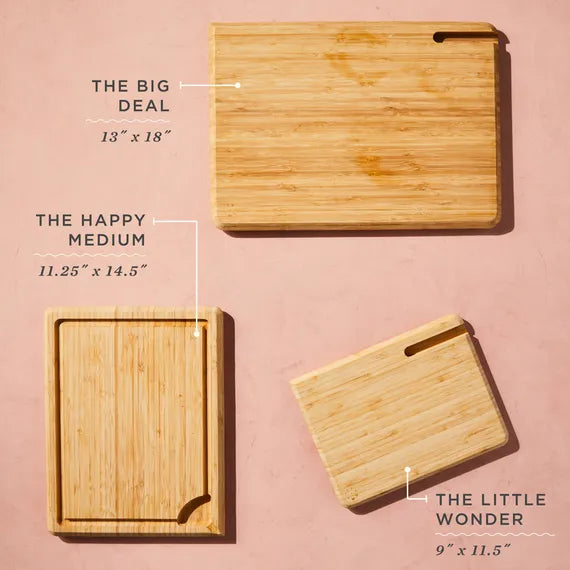 Five Two Bamboo Double-Sided Cutting Board