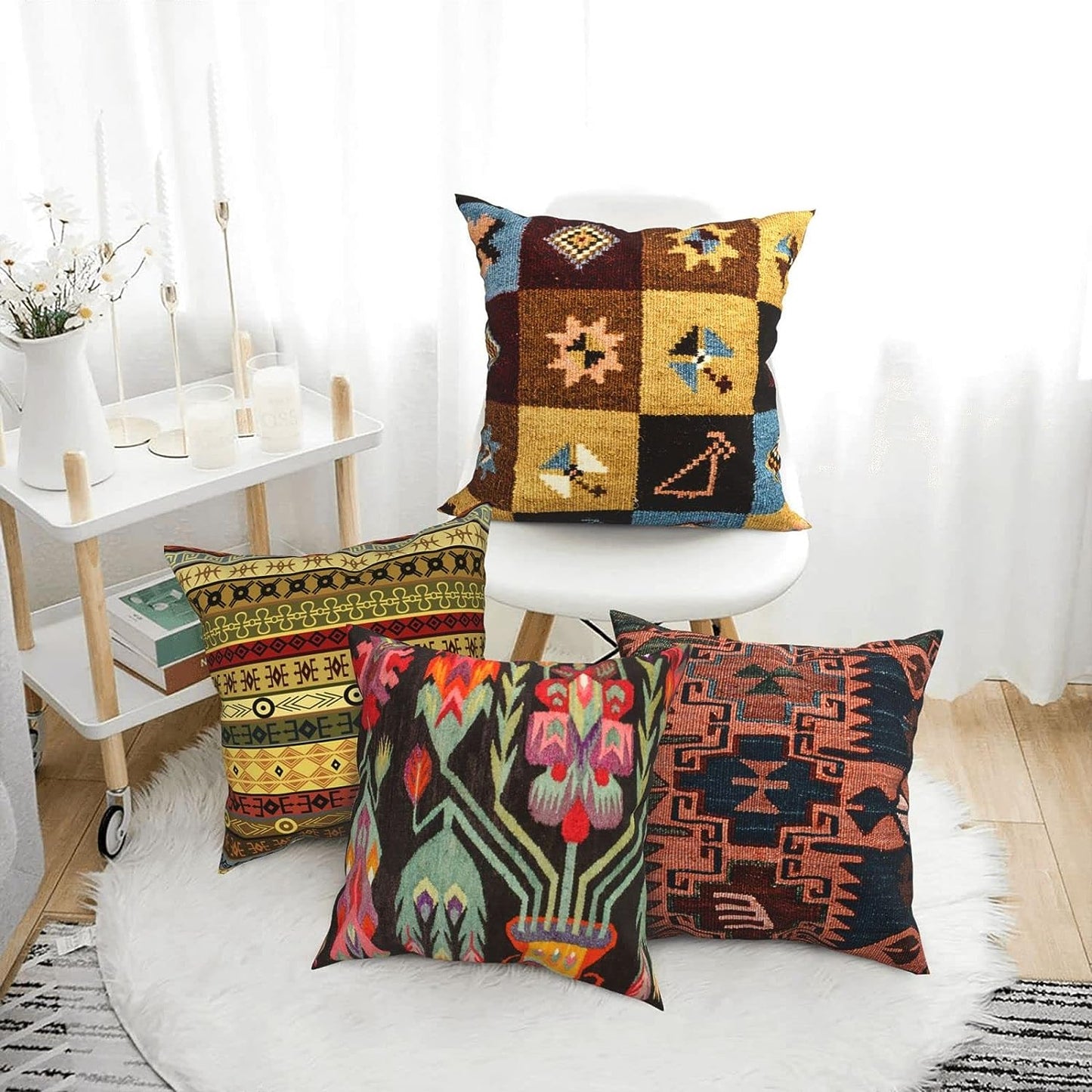 LOHDALOLF Kilim Print Cushion Covers