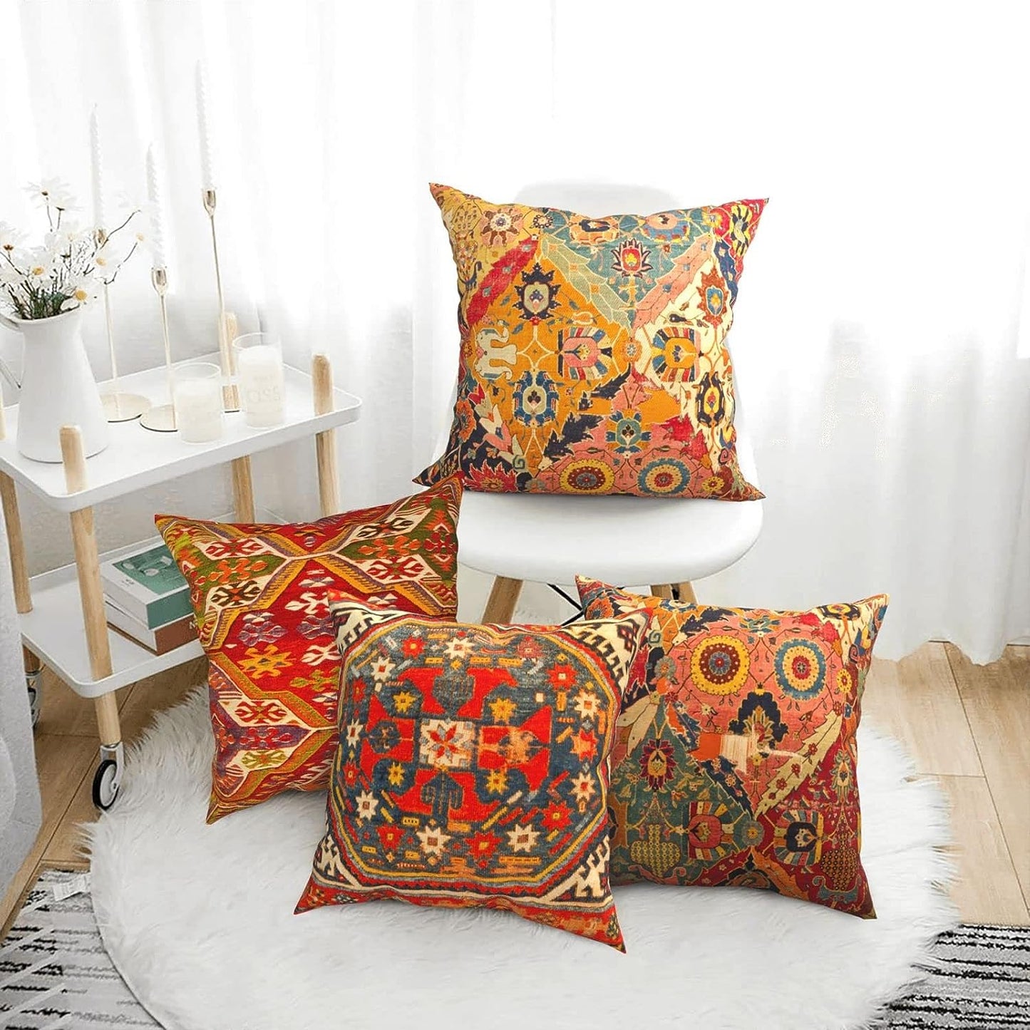 LOHDALOLF Kilim Print Cushion Covers