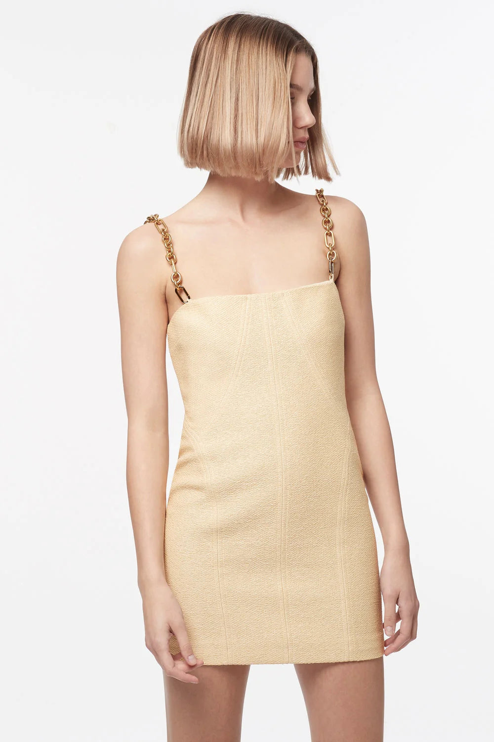NEO CLASSIC MINI DRESS W/CHAIN