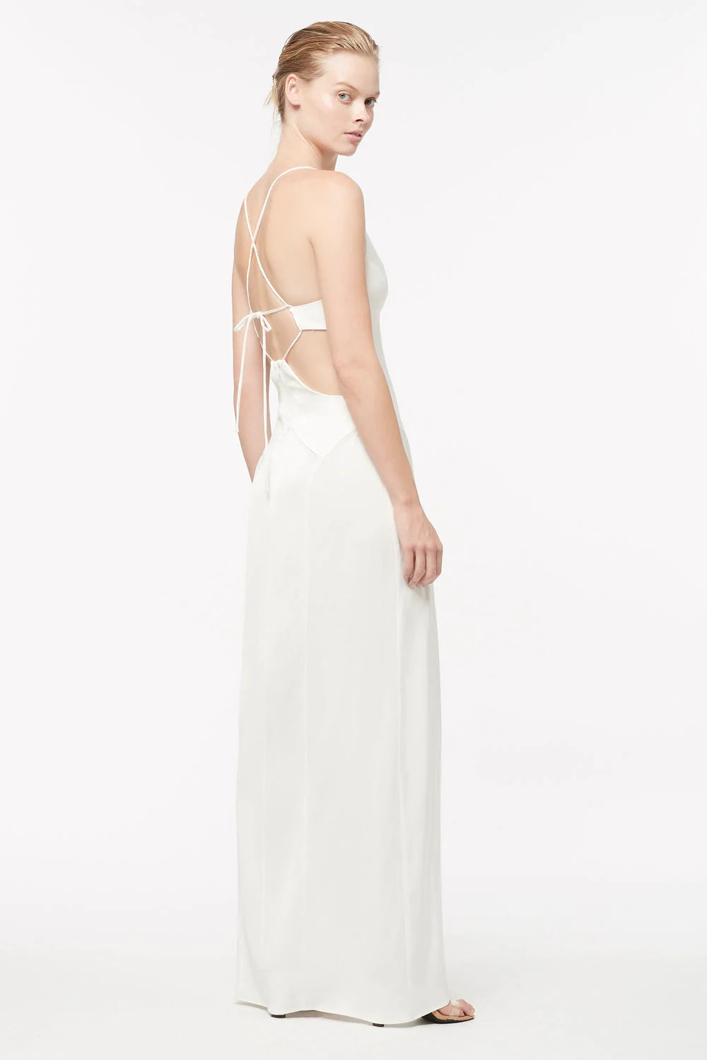 FACETIME MAXI SLIP DRESS