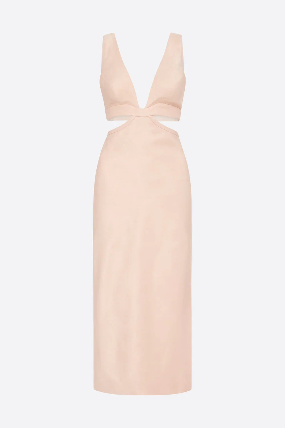 FORBIDDEN FRUIT MIDI CUT-OUT DRESS