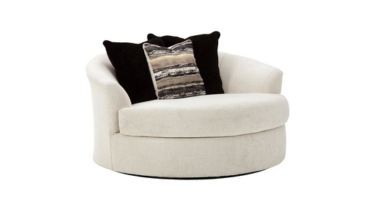 OVERSIZED ROUND SWIVEL CHAIR