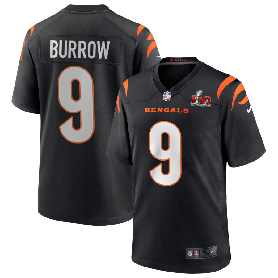 Men's Cincinnati Bengals Nike Black Custom Game Jersey