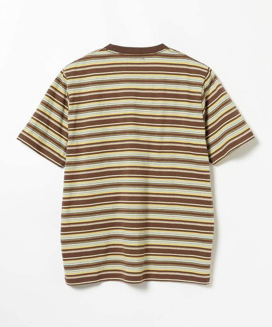 MULTI STRIPED POCKET T-SHIRT