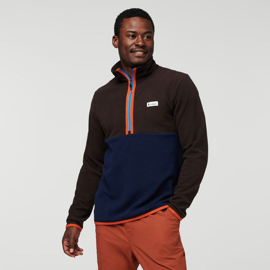 Amado Fleece - Men's, Cavern/Maritime, Model Jeremy