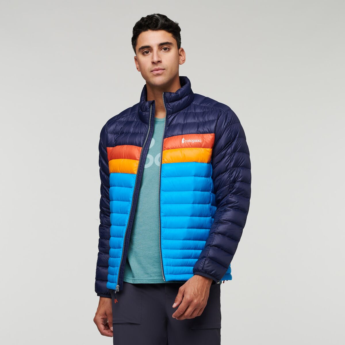 Fuego Down Jacket - Men's, Maritime/Saltwater, Model Munther