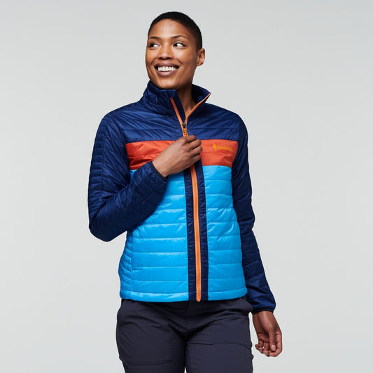 Capa Insulated Jacket - Women's, Maritime/Saltwater, Model Callie