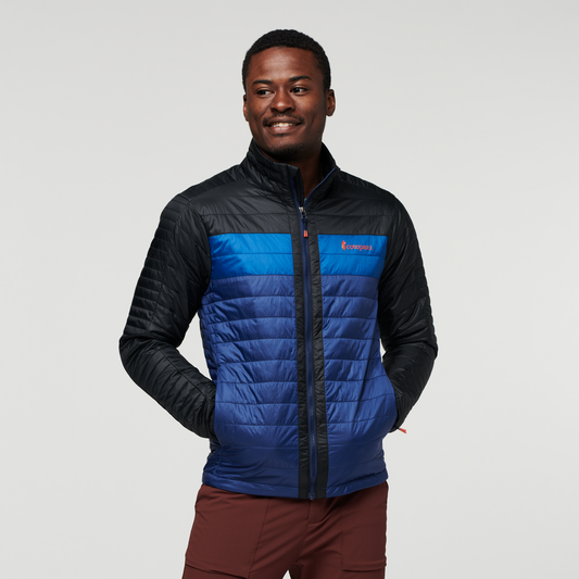 Capa Insulated Jacket - Men's, Black/Maritime, Model Jeremy