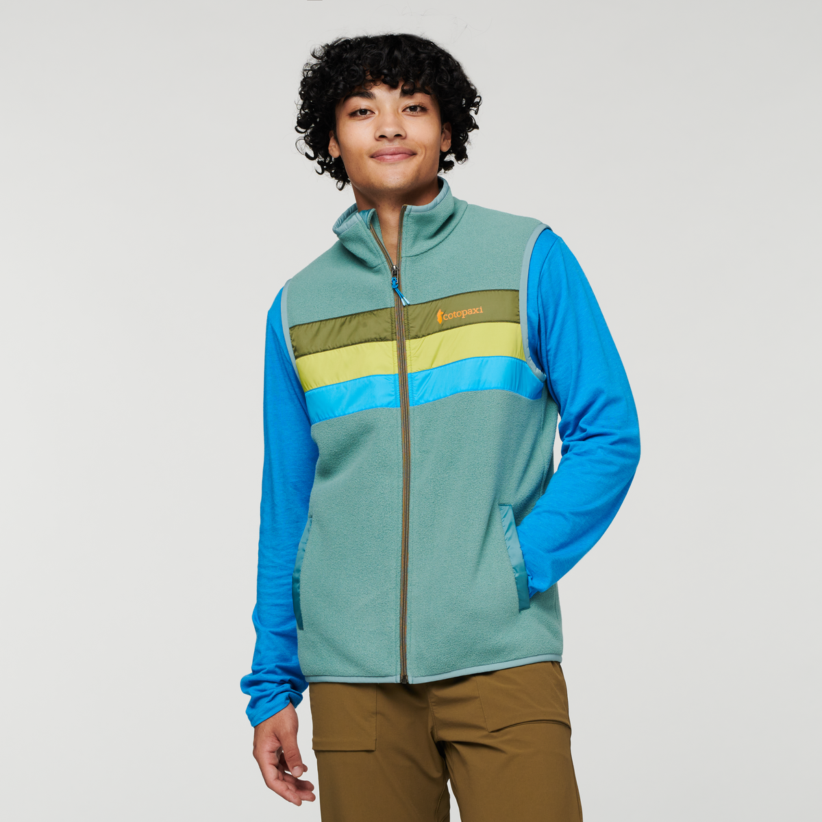 Teca Fleece Vest - Men's, Walk About, Model Xavier