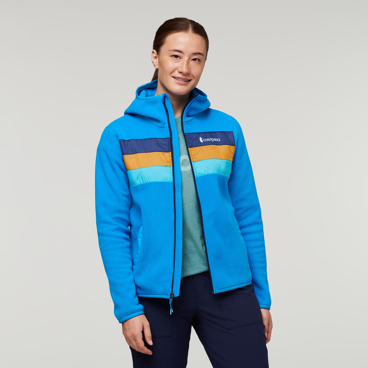 Teca Fleece Hooded Full-Zip Jacket - Women's, Slip N Slide, Model Aya