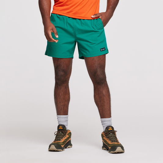 Brinco Short - Solid - Men's, Greenery, Model Jeremy