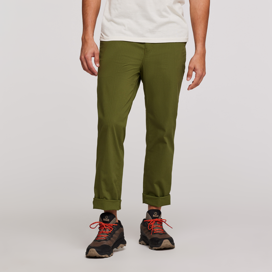 Salto Organic Ripstop Pants - Men's, Pine, Model Munther