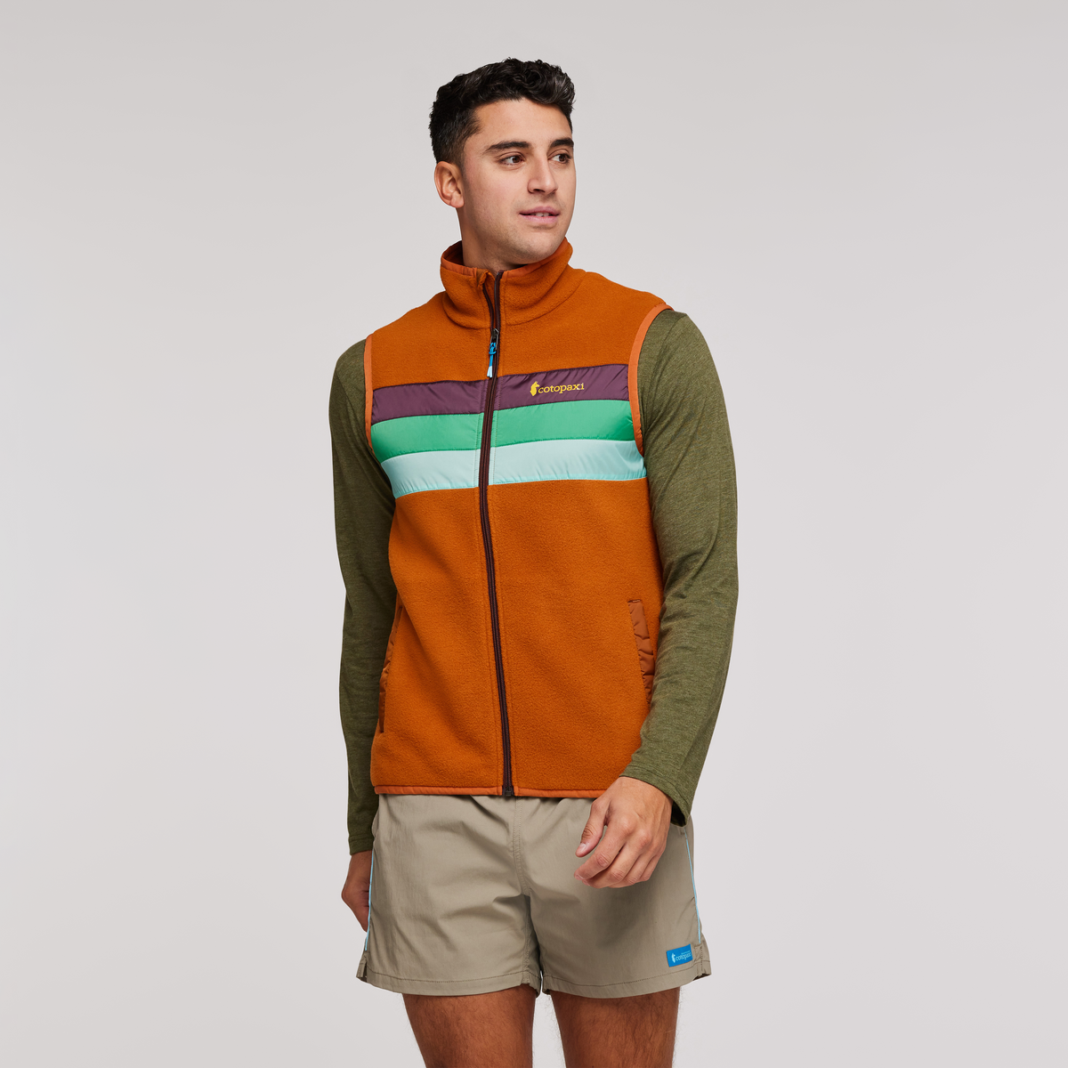Teca Fleece Vest - Men's, Head North, Model Munther