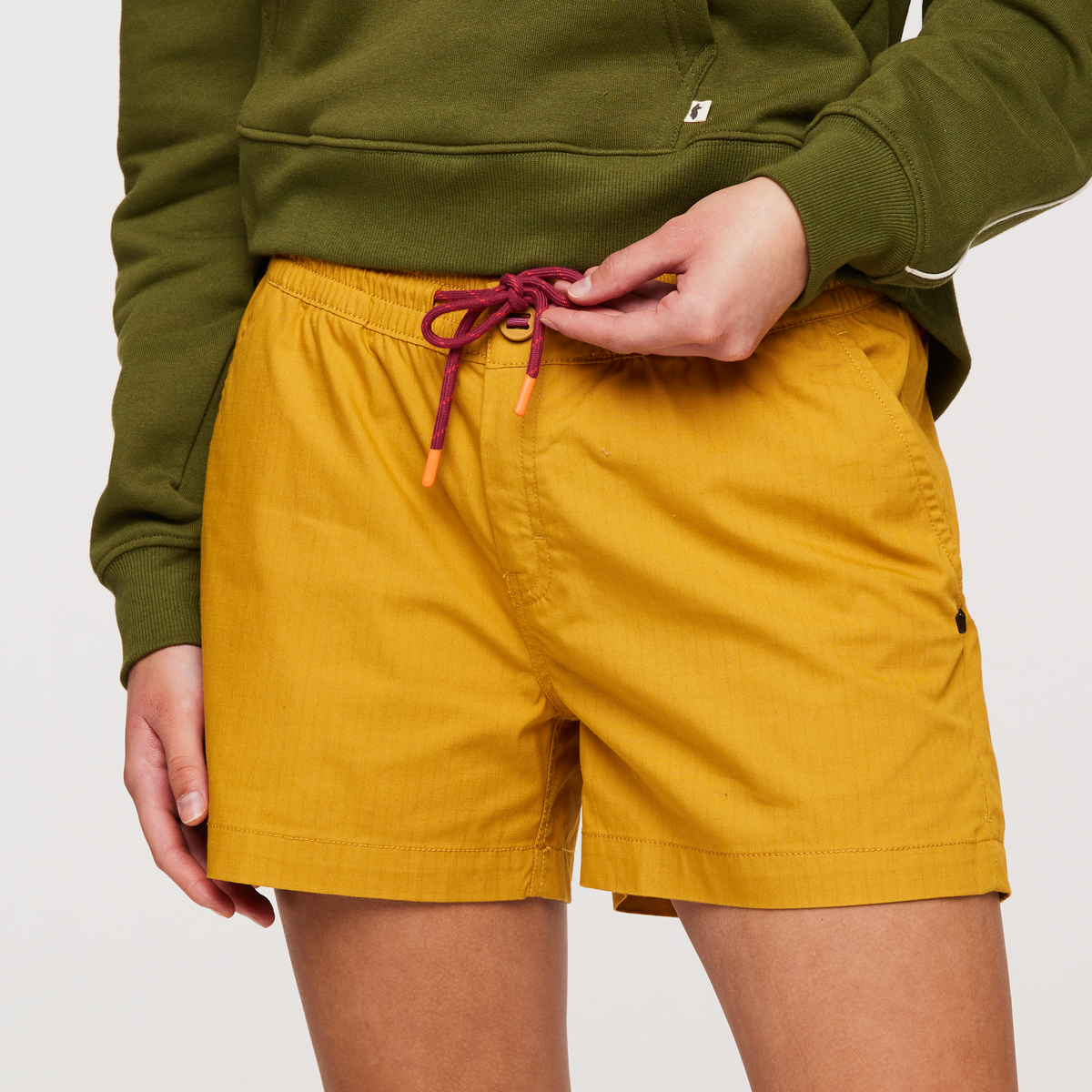 Salto Ripstop Short - Women's, Amber, Model London
