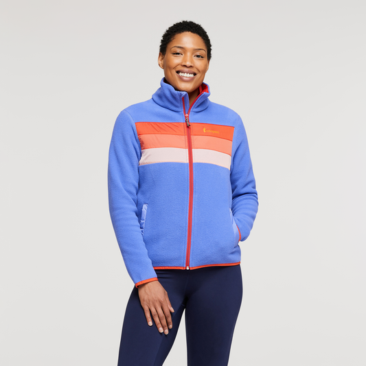 Teca Fleece Full-Zip Jacket - Women's, Hyperspace, Model Callie