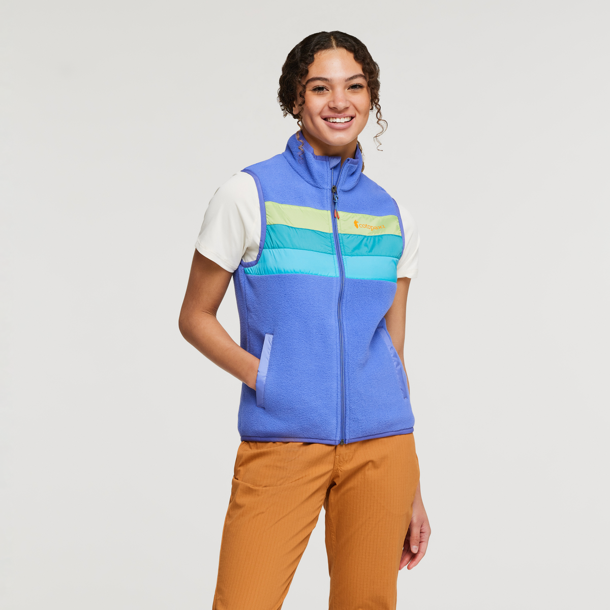 Teca Fleece Vest - Women's, Gem Stone, Model London