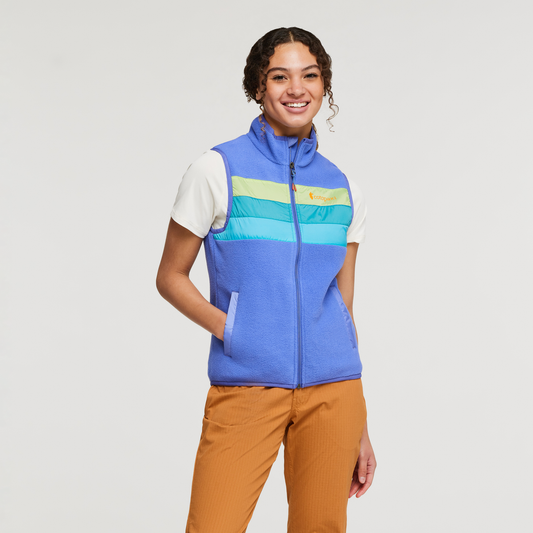 Teca Fleece Vest - Women's, Gem Stone, Model London