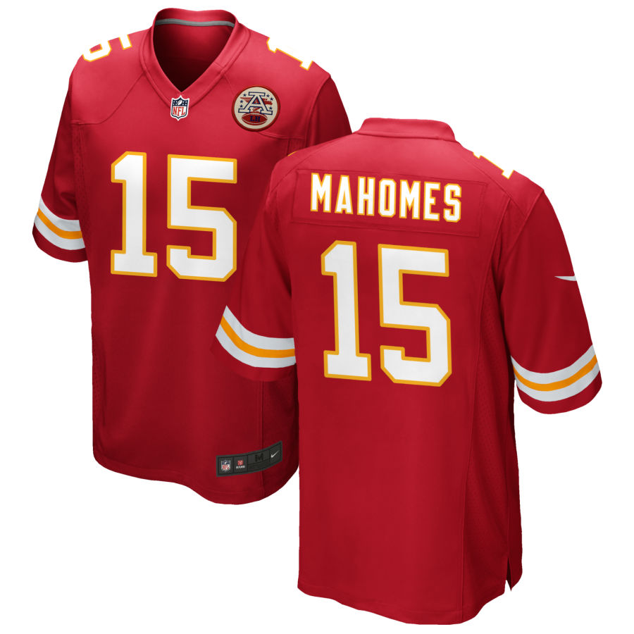 Men's Kansas City Chiefs Patrick Mahomes Nike Red Game Player Jersey