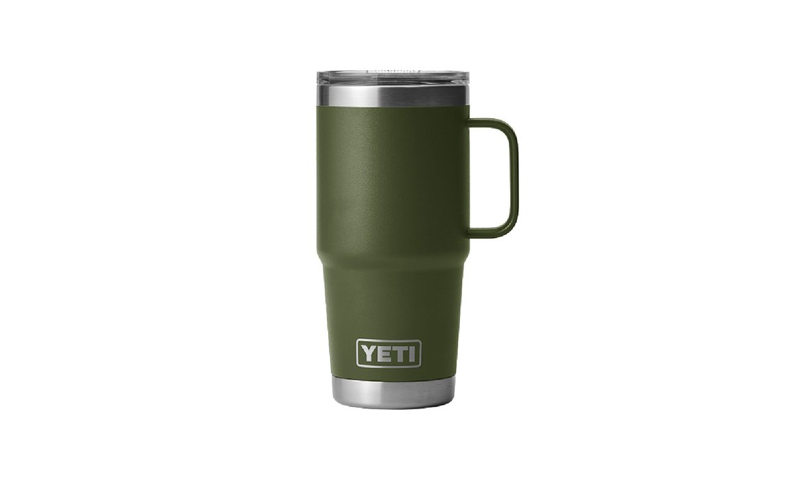 RAMBLER 20 OZ TRAVEL MUG WITH STRONGHOLD LID