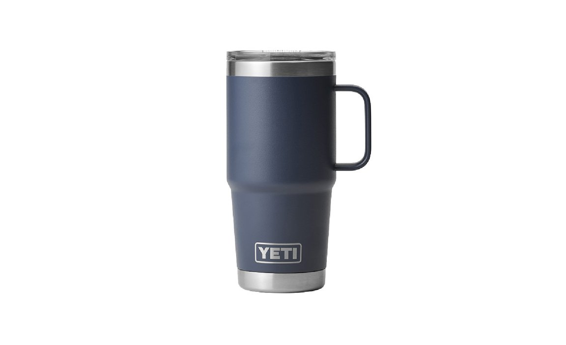 RAMBLER 20 OZ TRAVEL MUG WITH STRONGHOLD LID