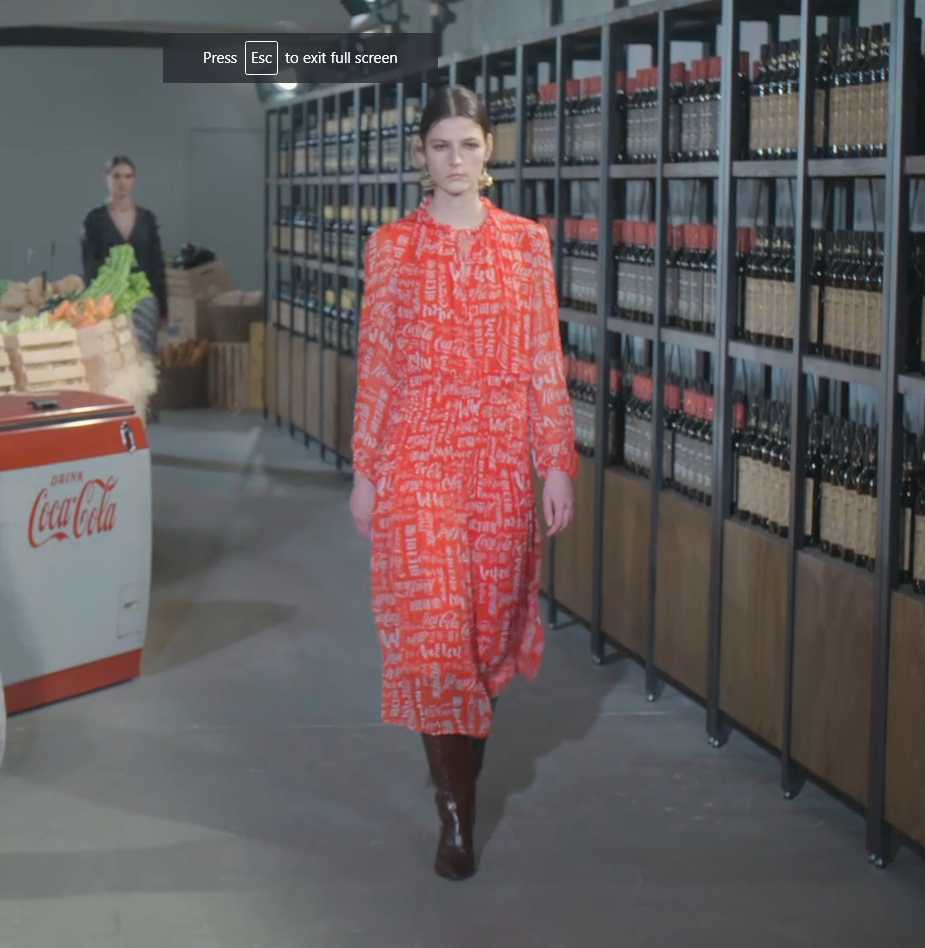 JASON WU Coca-Cola Silk Logo Dress