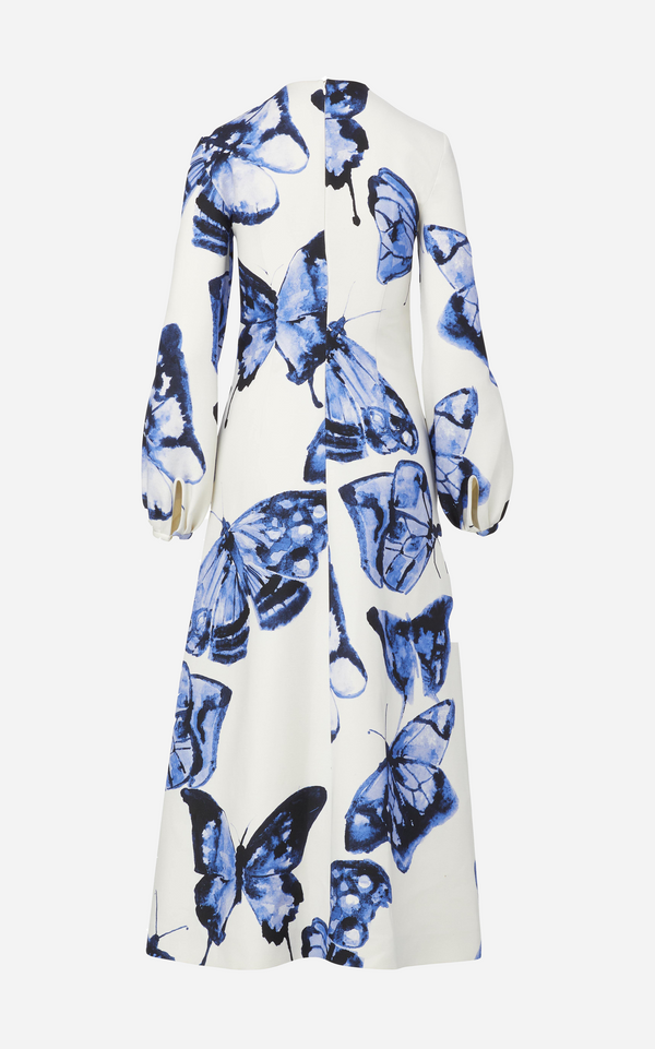 Butterfly Dress with Blouson Sleeves