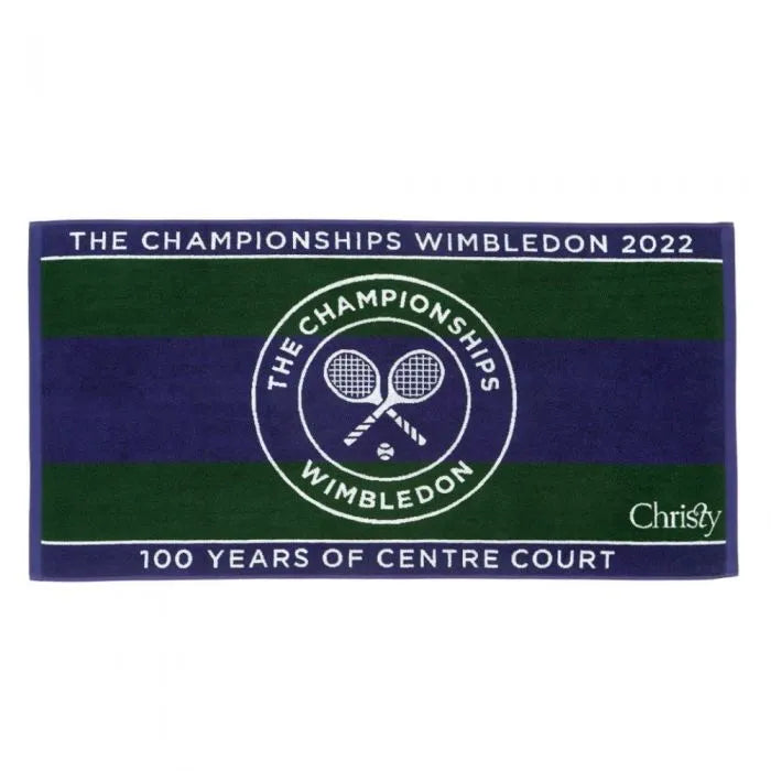 WIMBLEDON CHAMPIONSHIPS TOWEL 2022 - CLASSIC GREEN & PURPLE