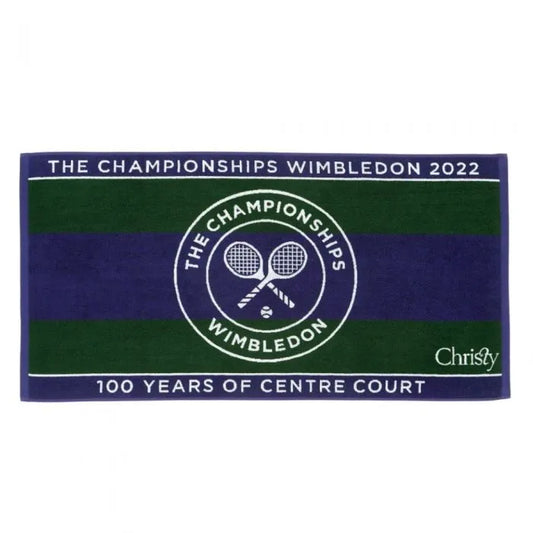 WIMBLEDON CHAMPIONSHIPS TOWEL 2022 - CLASSIC GREEN & PURPLE