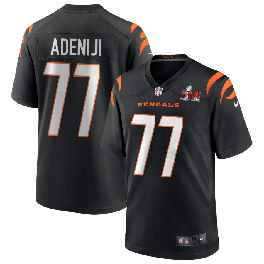 Men's Cincinnati Bengals Nike Black Custom Game Jersey